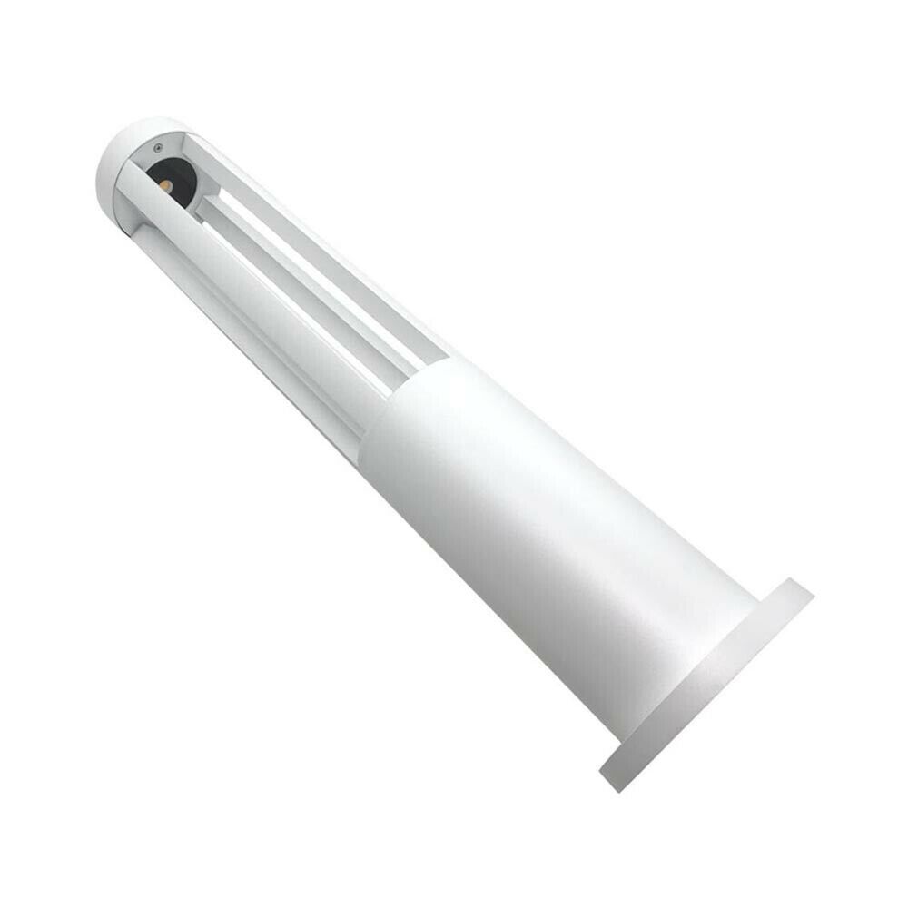 LAMPIONE PER GIARDINO LAMPADA LED 12W LUCE CALDA ESTERNO IP65 LAMPIONCINO DA TERRA BIANCO