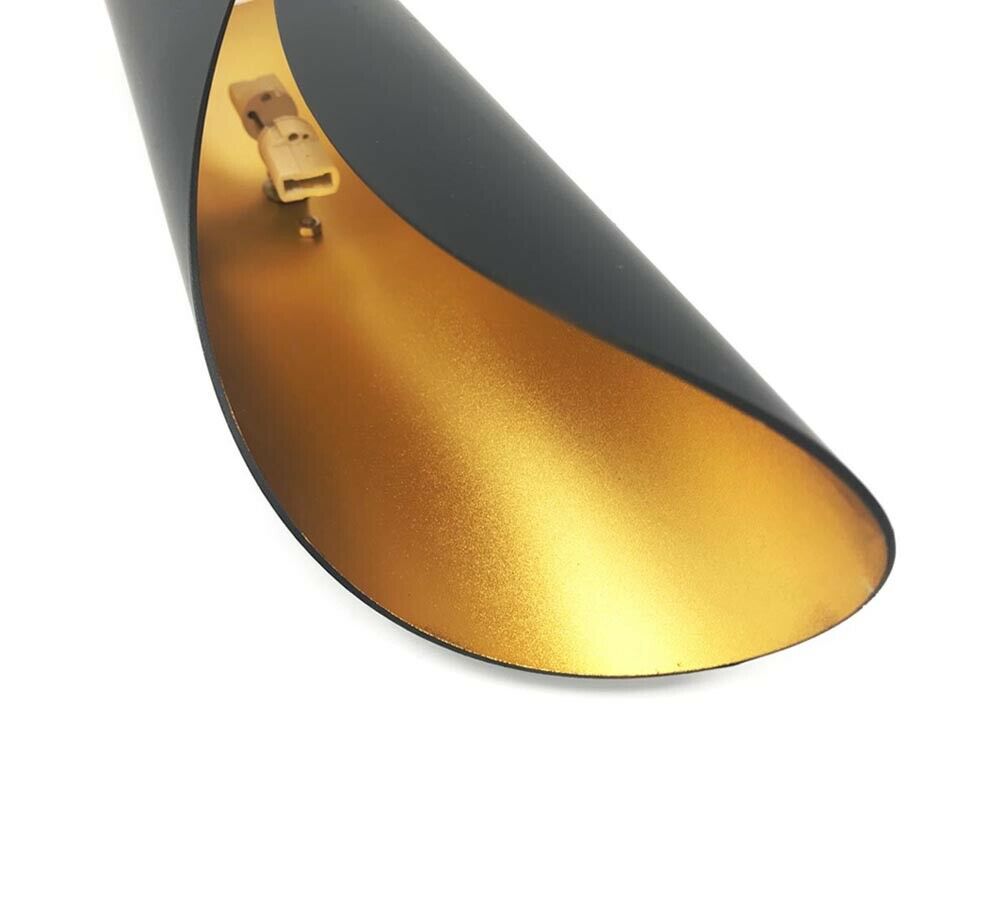 APPLIQUE DA PARETE LAMPADA STILE MODERNO 2 ATTACCO X LAMPADINA G9 NERO E31N