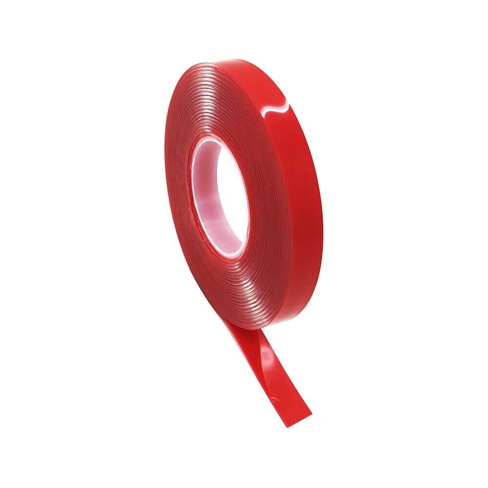 NASTRO BIADESIVO TRASPARENTE PER . STRIP LED ROTOLO ADESIVO 5 METRI VHB-5