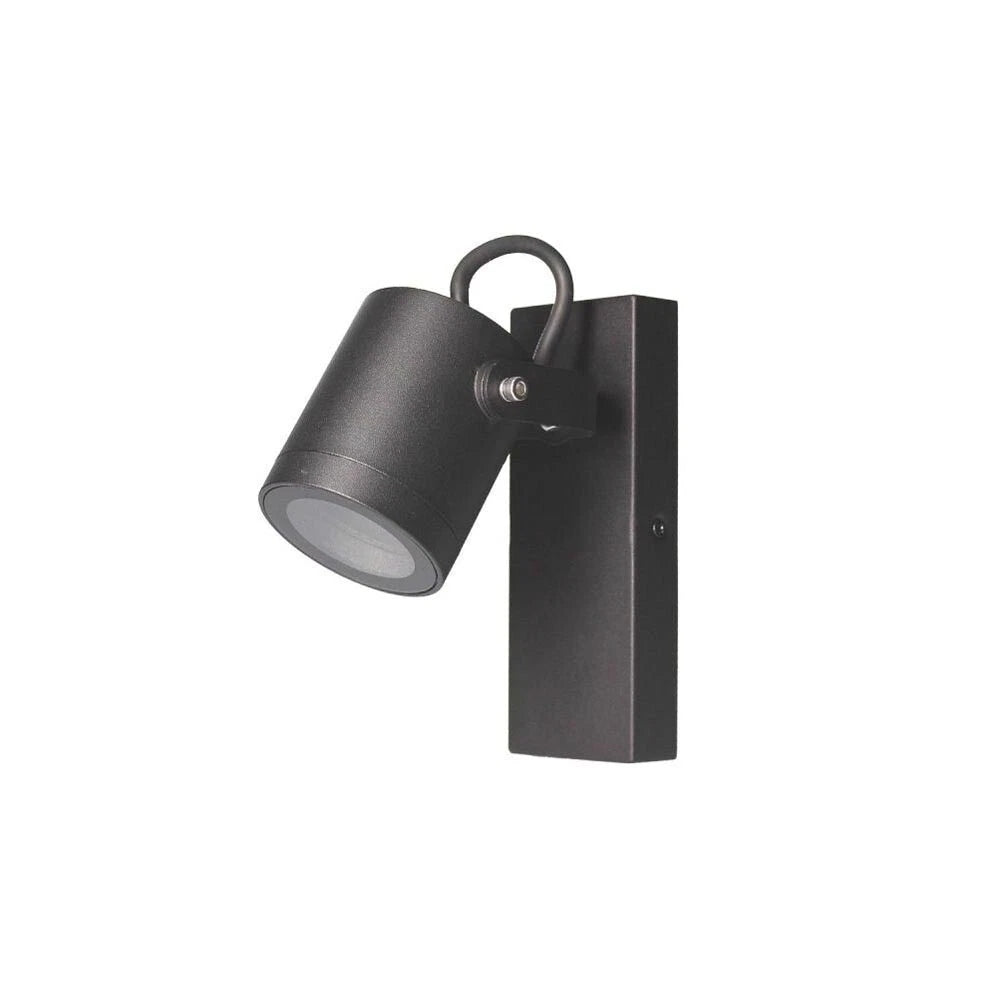 APPLIQUE A PARETE FARETTO ORIENTABILE ATTACCO GU10 LAMPADA PER MURO ESTERNO