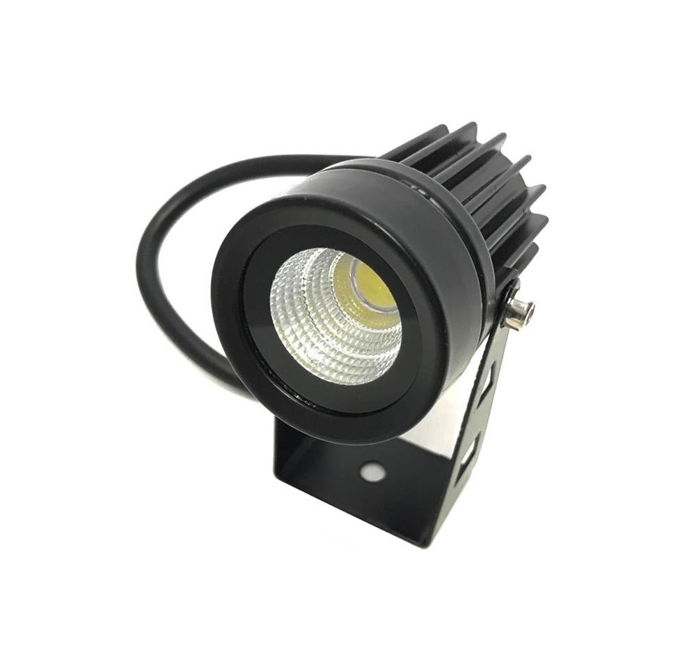 FARETTO LED COB 3.5 W PROIETTORE DA GIARDINO STAFFA A PARETE LUCE BIANCA
