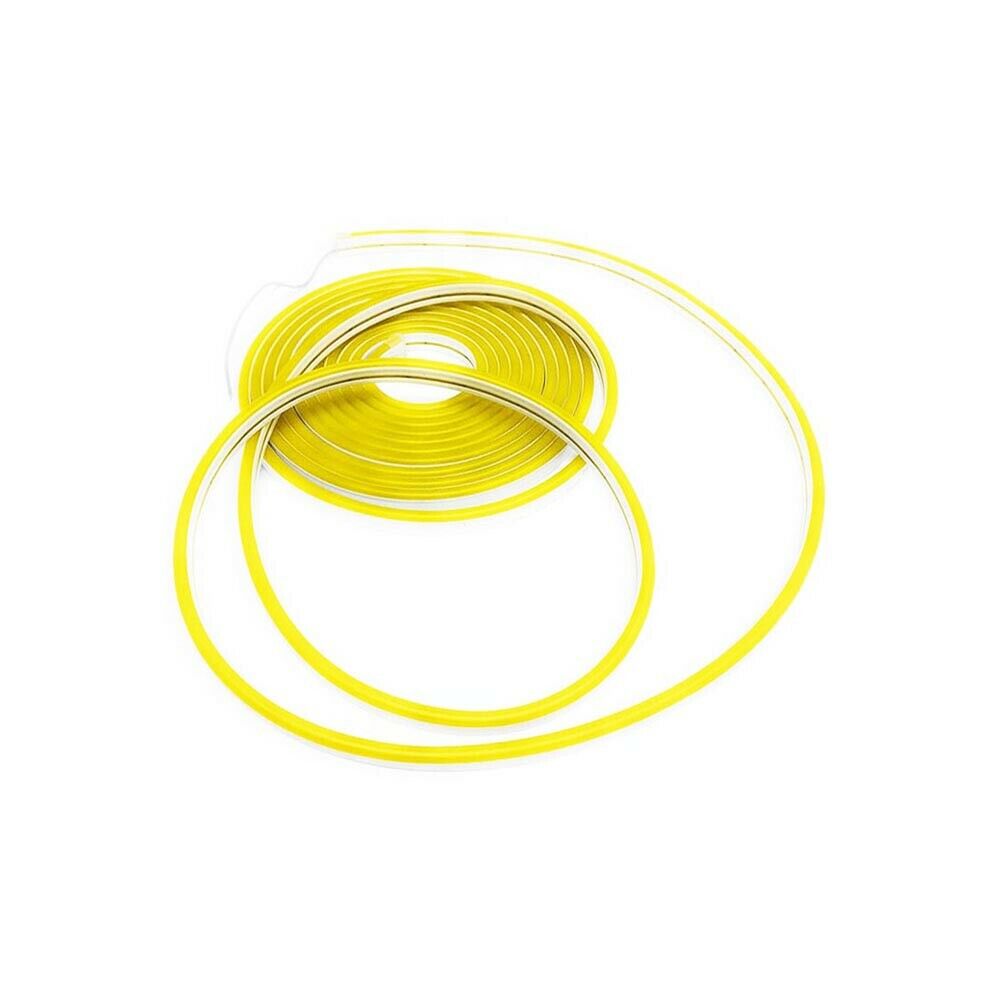 STRISCIA LED GIALLA PER SCRITTA INSEGNA LUMINOSA STRIP FLESSIBILE 5 MT IP65