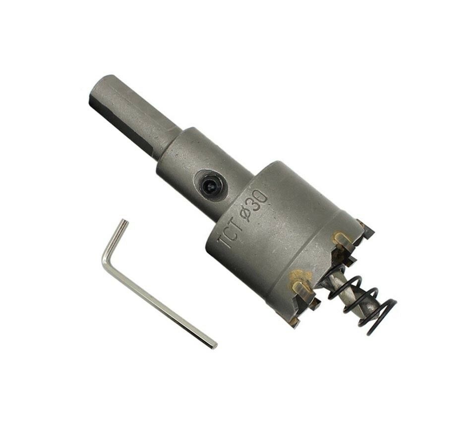 FRESA A TAZZA DA TRAPANO PER FORARE METALLO ACCIAIO FRESE DA 30 MM