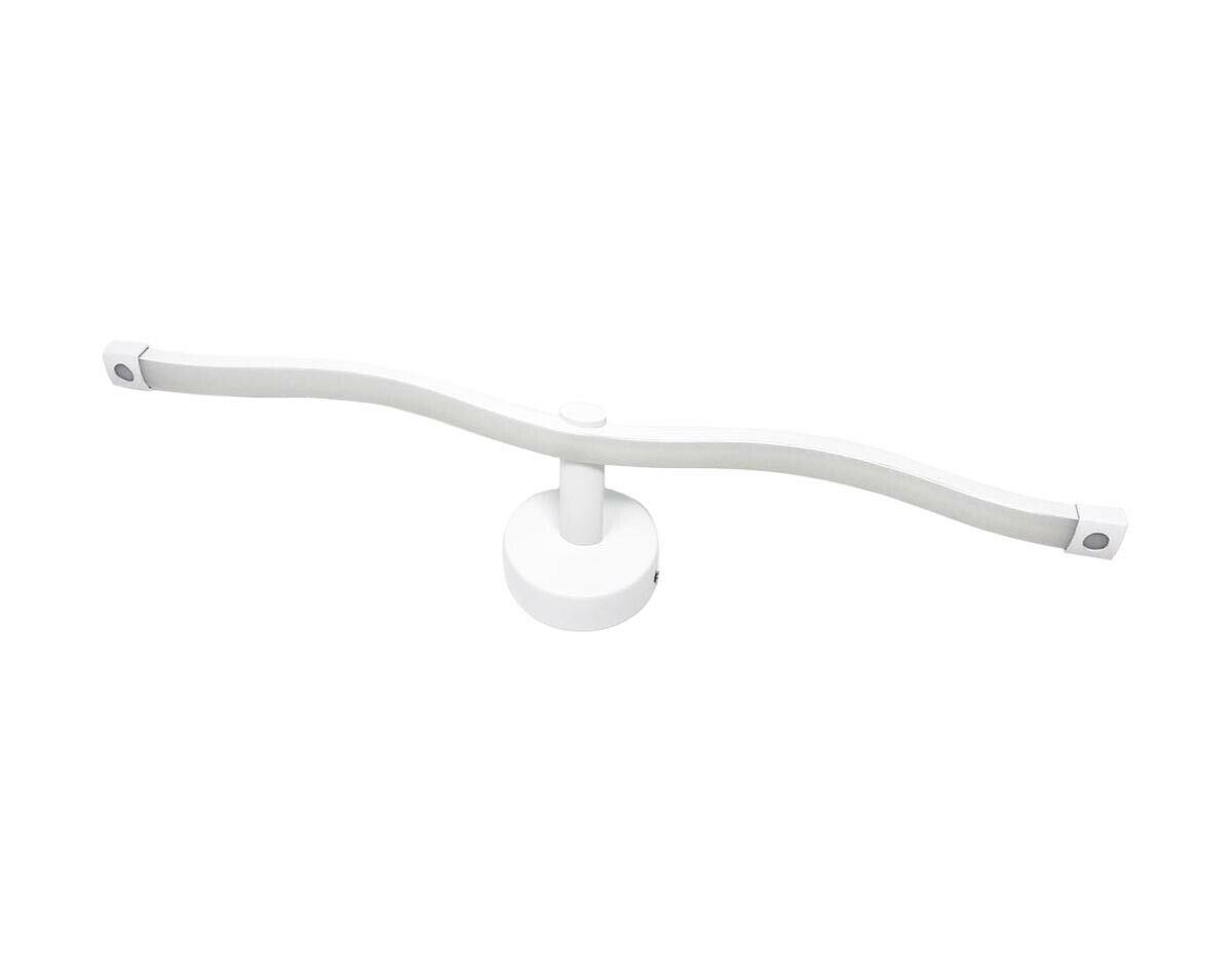 LAMPADA LED 9 W A ONDA DA PARETE ILLUMINAZIONE SPECCHIO QUADRI LUCE CALDA 3000K