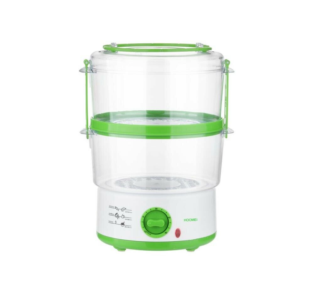 VAPORIERA ELETTRICA 500 W COTTURA AL VAPORE CARNE PESCE VERDURE CAPACITA' 5 LT