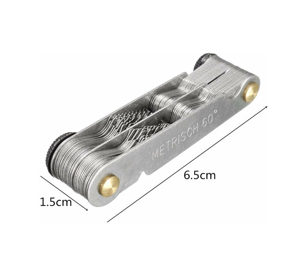 MICRO CALIBRO 52 LAME METRICHE 55 60° FILETTATURA DA 0,25A 6 MM