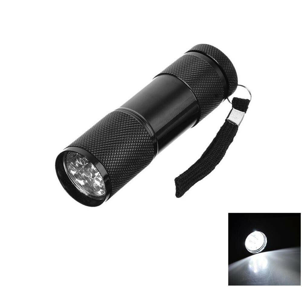 MINI TORCIA 9 LED LUCE BIANCA MINITORCIA TASCABILE