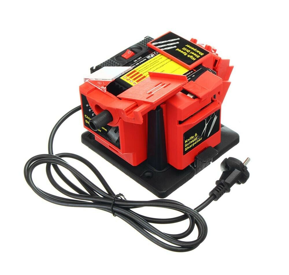 AFFILATORE ELETTRICO AFFILA COLTELLI FORBICI LAME PUNTE SCALPELLO AFFILAPUNTE