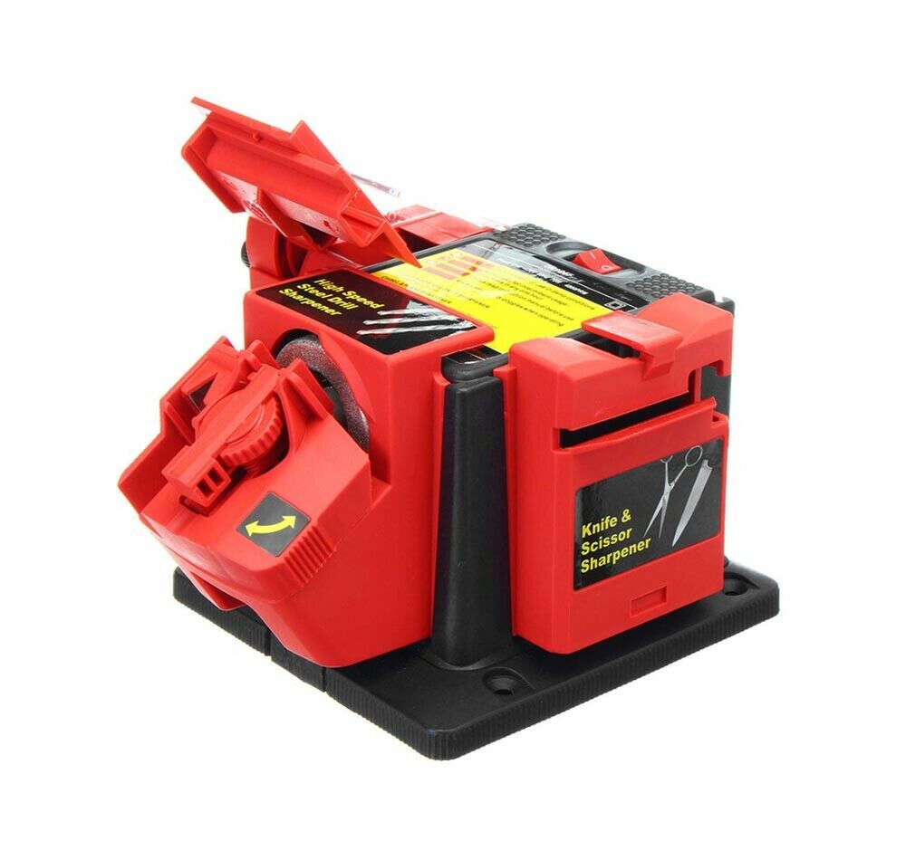 AFFILATORE ELETTRICO AFFILA COLTELLI FORBICI LAME PUNTE SCALPELLO AFFILAPUNTE