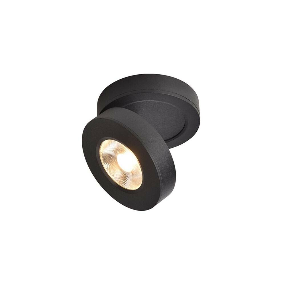 FARETTO LED 7 W LUCE NATURALE FARO DA SOFFITTO ORIENTABILE GIREVOLE 360° F7WNN