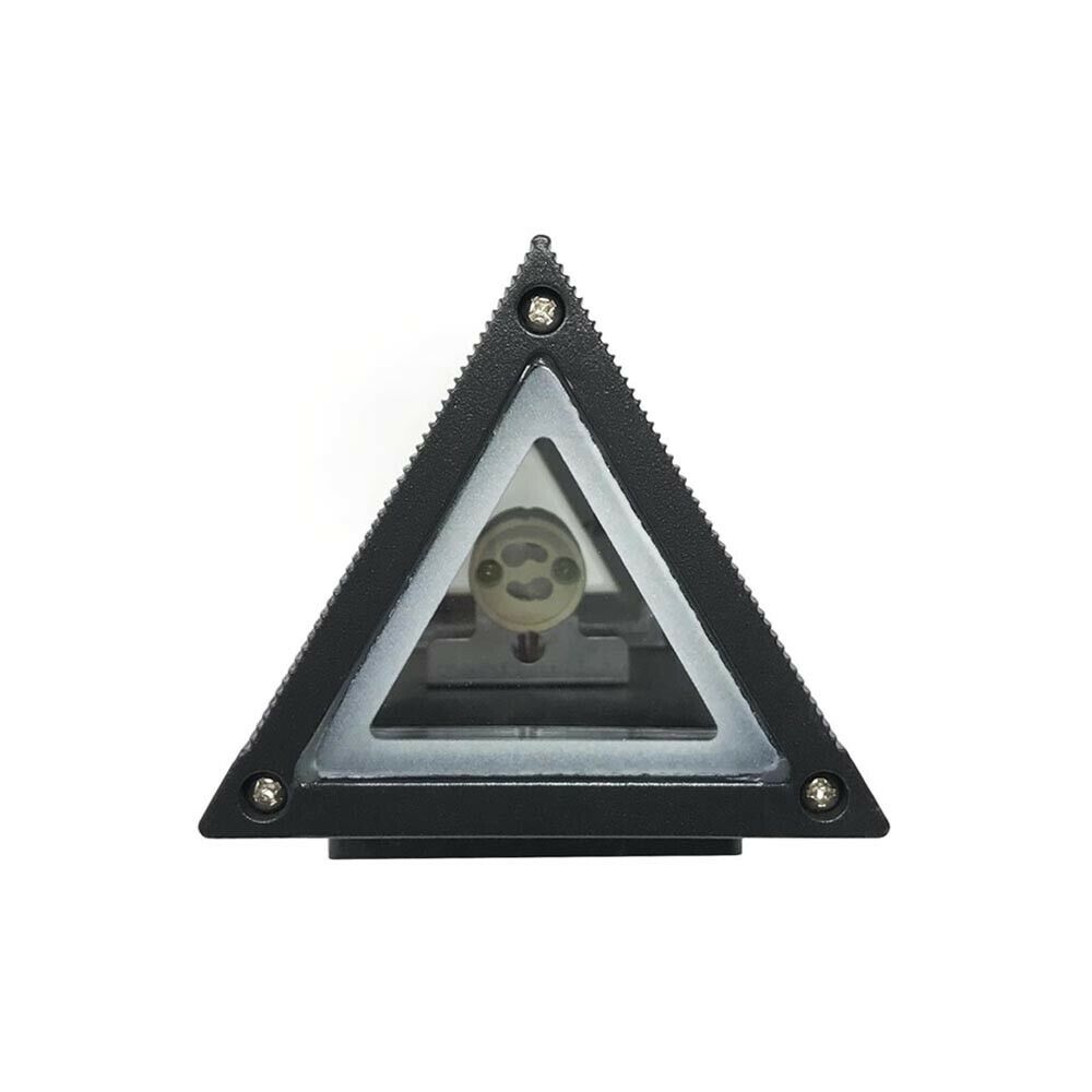 APPLIQUE DA PARETE LAMPADA DOPPIA LUCE PER ESTERNO STILE MODERNO ES16 NERO