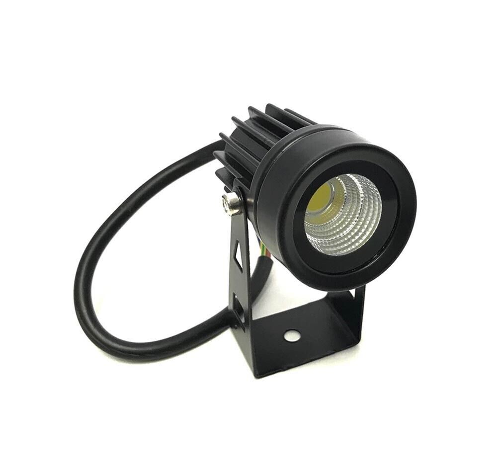 FARETTO LED COB 3.5 W PROIETTORE DA GIARDINO STAFFA A PARETE LUCE VERDE