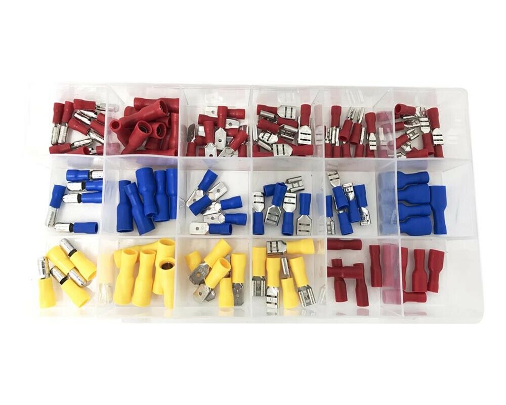 KIT 120 CONNETTORI ELETTRICI CAPICORDA TERMINALI PREISOLATI