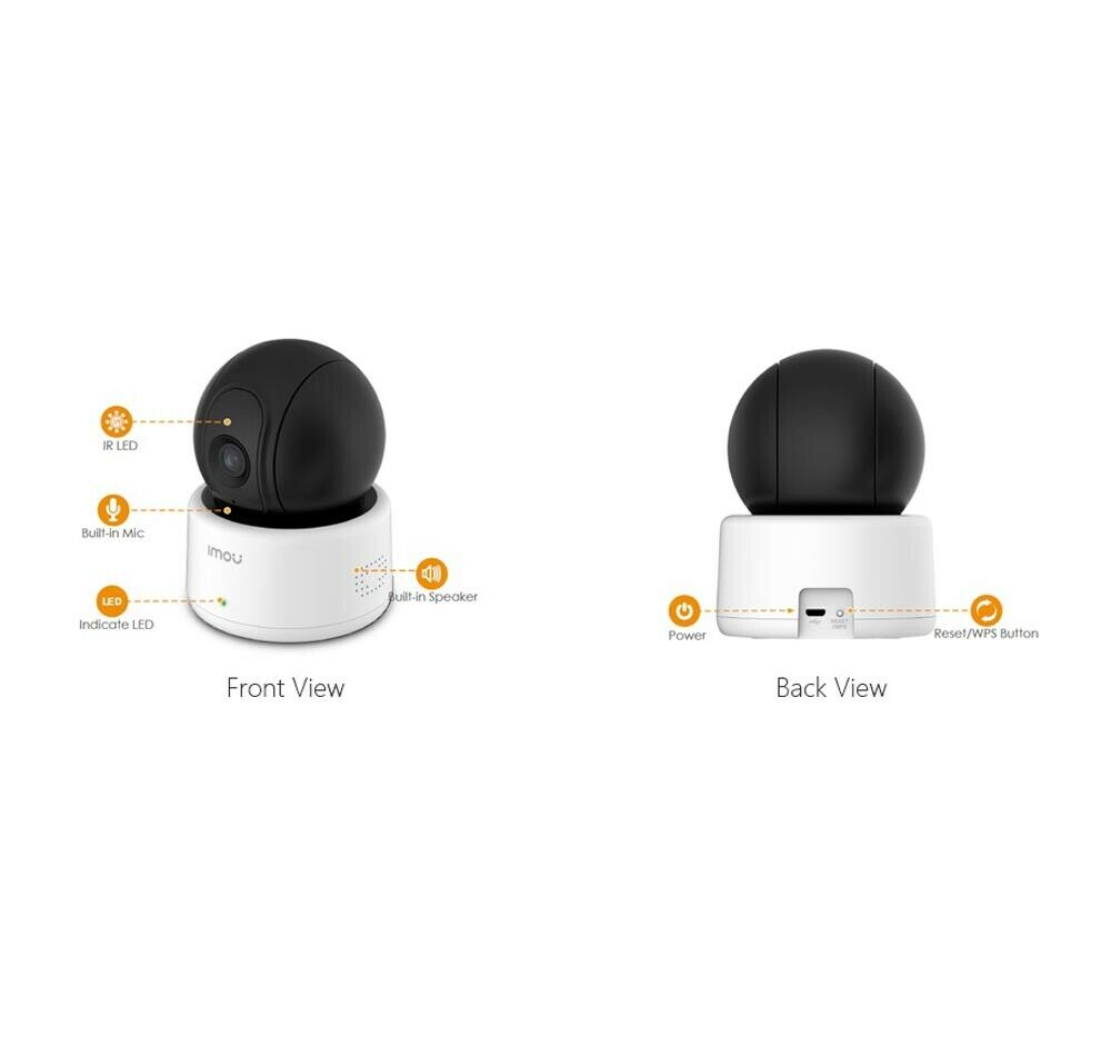 CAMERA IP DOME TELECAMERA WIFI RANGER 1 MPX HD READY 720P SLOT AUDIO 2.8 MM SD
