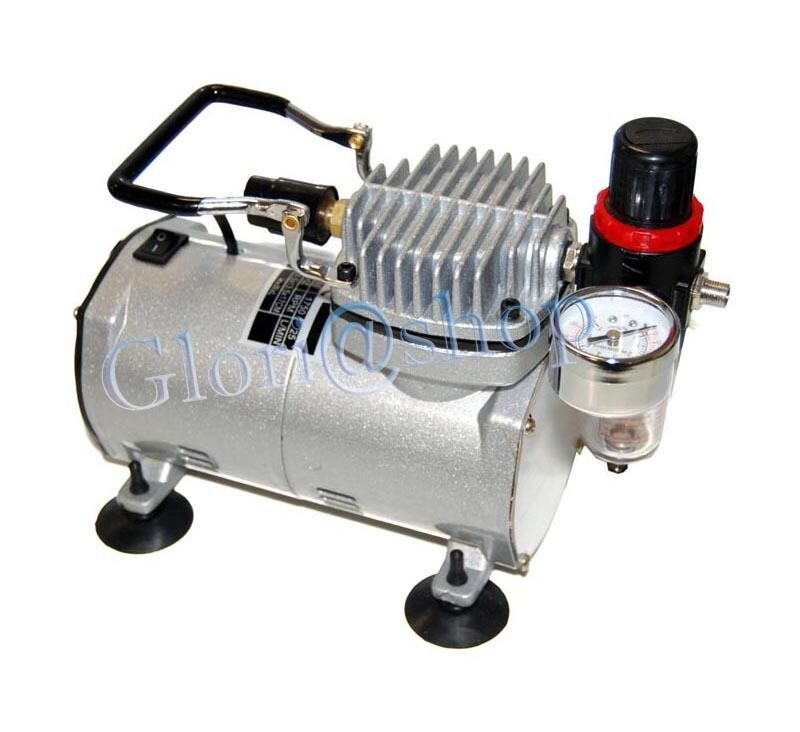 MINI COMPRESSORE PER AEROGRAFO DECORAZIONE MODELISMO AEROGRAFIA