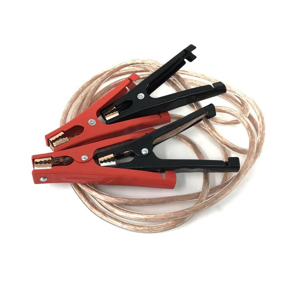 CAVI CARICA BATTERIA AUTO CAVETTI CON . PINZE EMERGENZA X AVVIAMENTO CAMPER MOTO