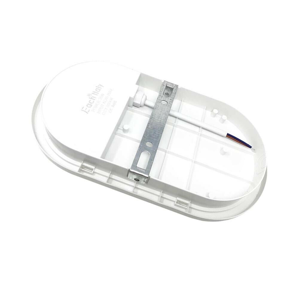 LAMPADA LED 20 WATT LUCE BIANCA 8000K APPLIQUE DA PARETE PLAFONIERA PER ESTERNO