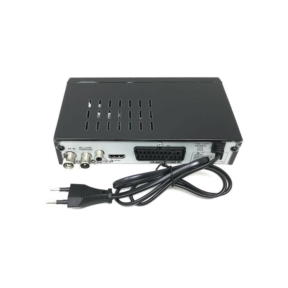 DECODER TV DVB T3 DIGITALE TERRESTRE PRESA SCART HDMI 1080P H.265 LE-A999