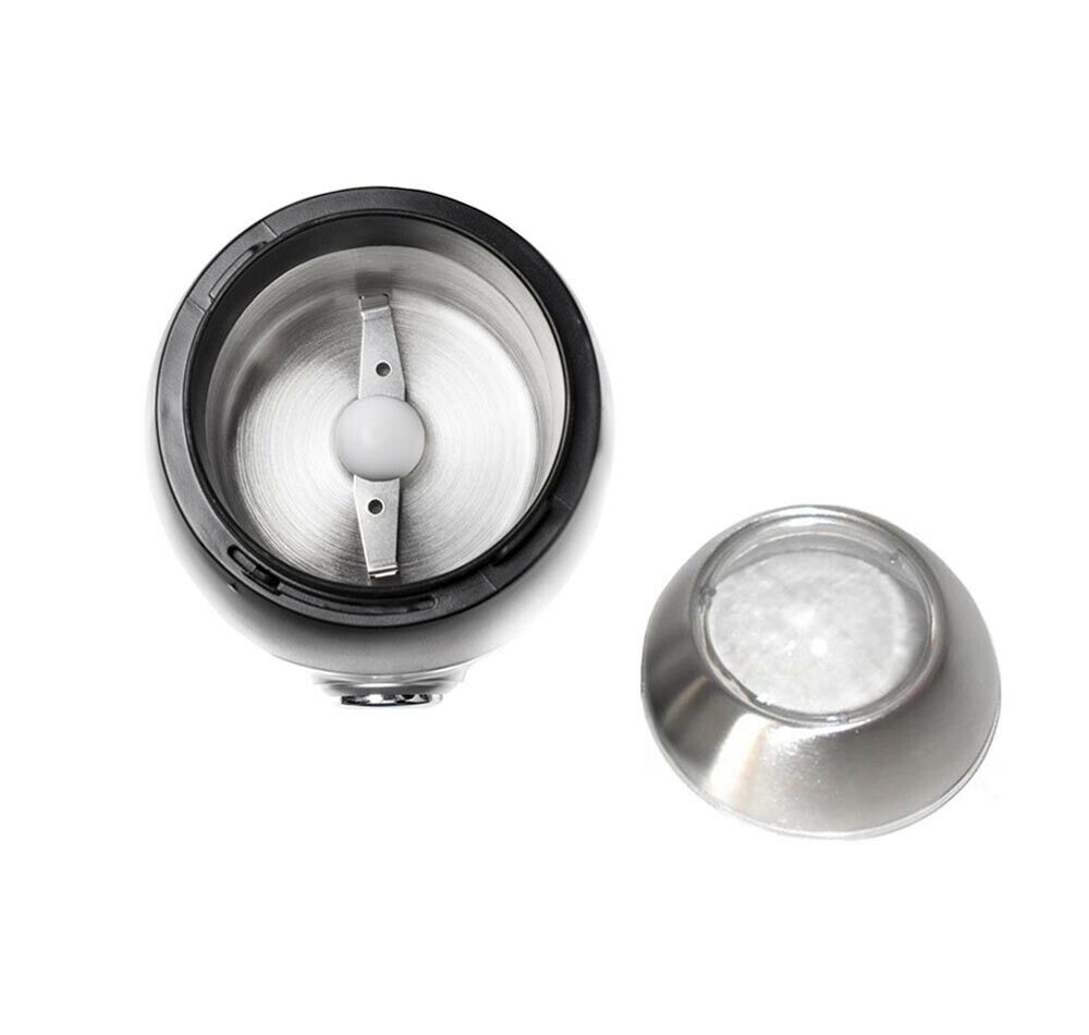 MACINACAFFE ELETTRICO 200 WATT . MACININO MACINA CAFFE' LAMA IN ACCIAIO INOX