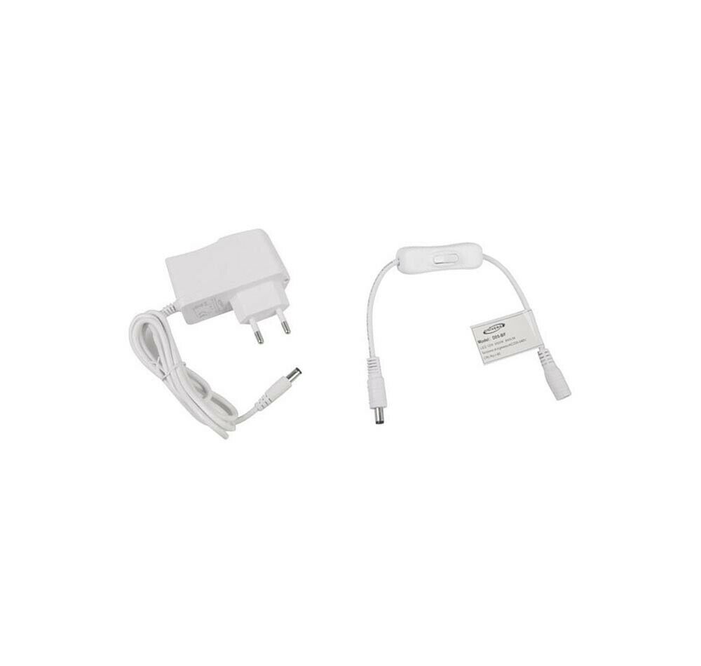 LUME DA COMODINO STILE MODERNO 12 W LAMPADA LED LUCE NATURALE D05-BN