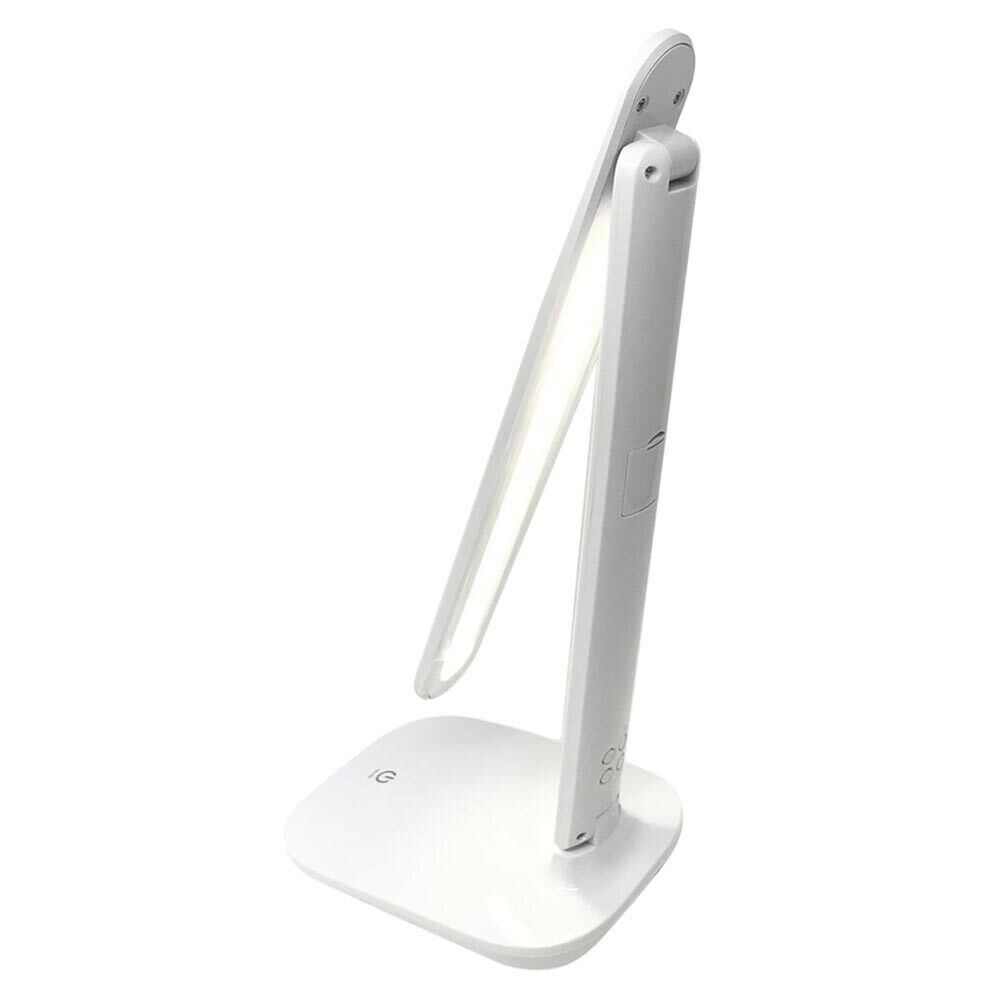 LAMPADA LED DA SCRIVANIA TOUCH OROLOGIO LUCE REGOLABILE BIANCA CALDA NATURALE