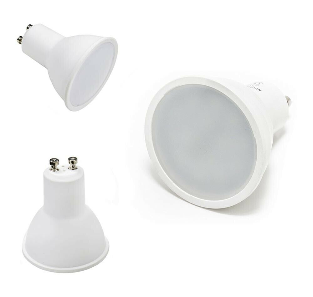 FARETTO LED 6 WATT GU10 AD INCASSO LAMPADINA 6W LUCE BIANCA