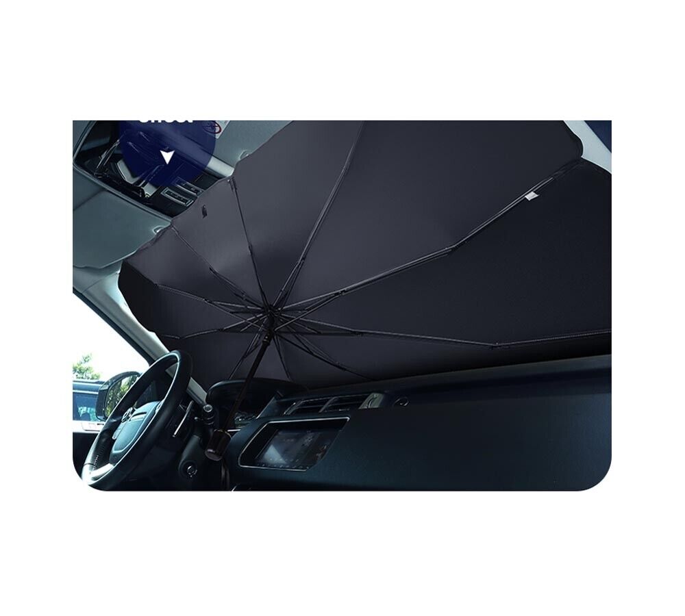 PARASOLE PER AUTO OMBRELLO PROTEZIONE DAL SOLE CRUSCOTTO PARABREZZA 80X130 CM
