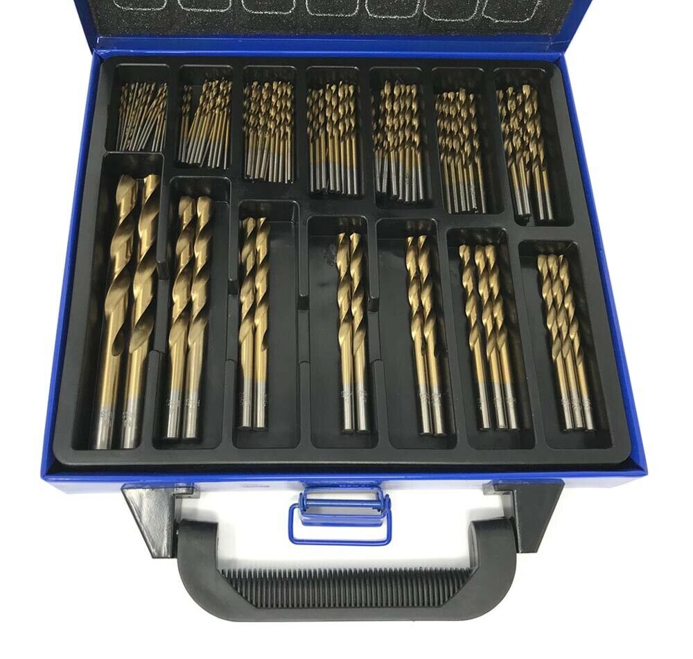 KIT 100 PUNTE TRAPANO PUNTA MISURE DA 1 A 10MM IN VALIGETTA