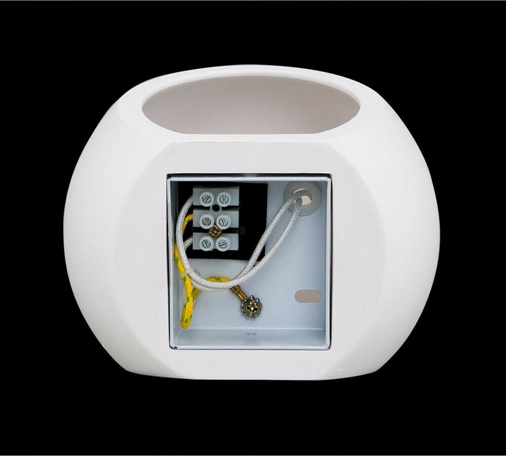 APPLIQUE IN GESSO LAMPADA MODERNA DA PARETE A DOPPIA EMISSIONE LUCE LED G9 E07