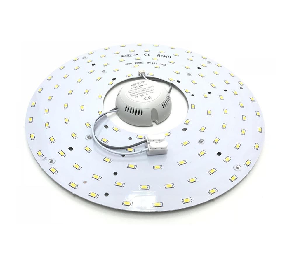 MODULO CIRCOLINA LED RICAMBIO NEON CORONA X PLAFONIERA LUCE CALDA 46 W
