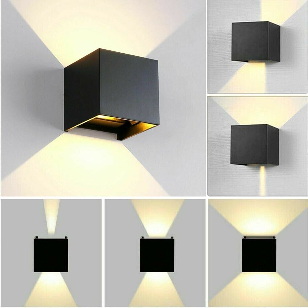 APPLIQUE LED LUCE NATURALE DA PARETE PER ESTERNO INTERNO 12 W 4000K IP65 ES46NN