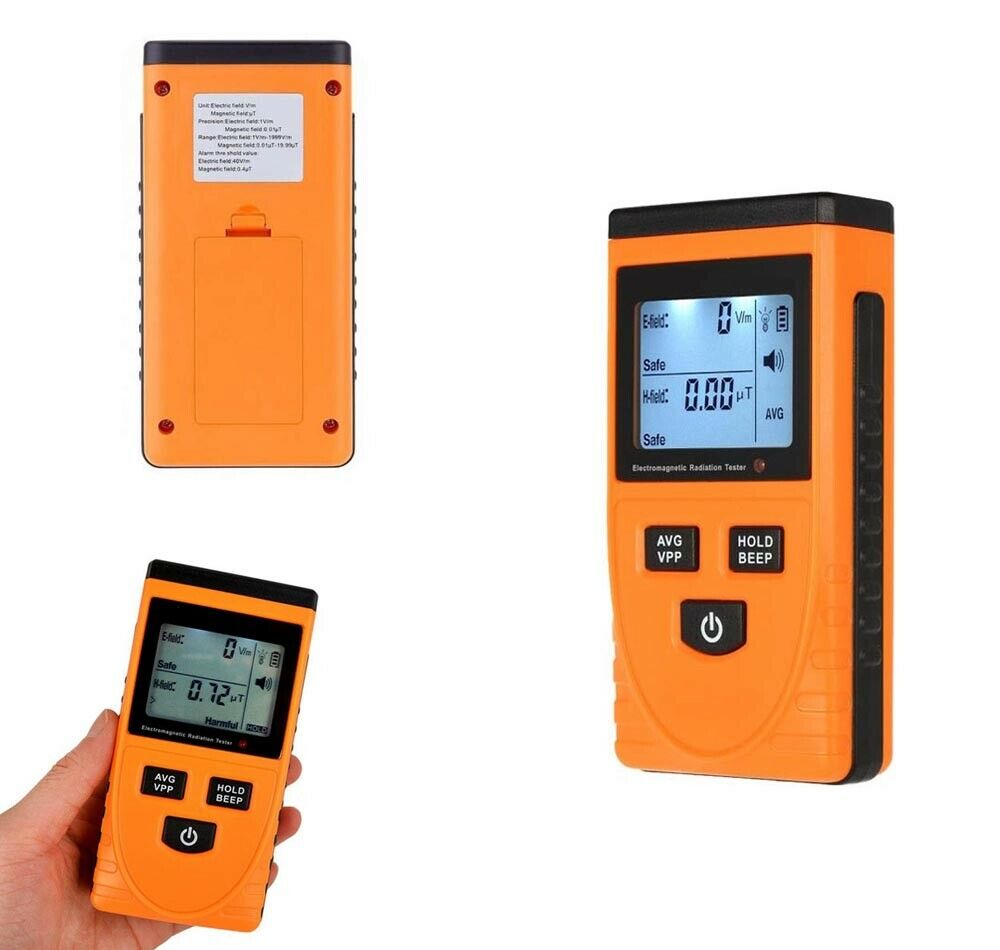 TESTER MISURATORE RILEVATORE DI RADIAZIONI ONDE ELETTRO MAGNETICHE DETECTOR TEST