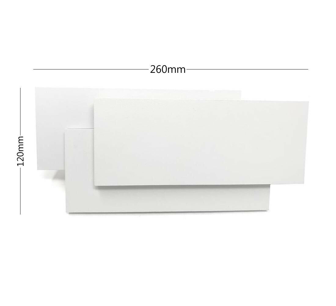 APPLIQUE IN VETRO DA PARETE LAMPADA LED LUCE CALDA 12 WATT STILE MODERNO E41-BC