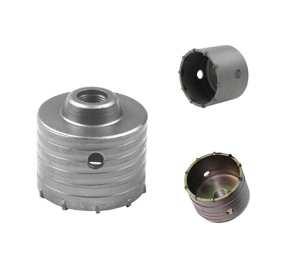 FRESA A TAZZA 65 MM ASTA PROLUNGA 35 CM BARRA PER TRAPANO ATTACCO SDS PLUS 35CM