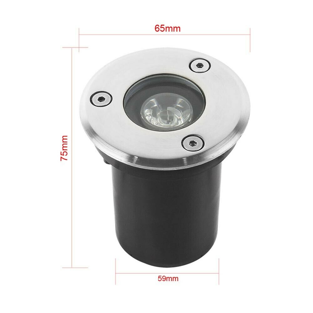 FARETTO LED SEGNA PASSI CALPESTABILE LUCE BIANCA SEGNAPASSO GIARDINO TERRA IP65