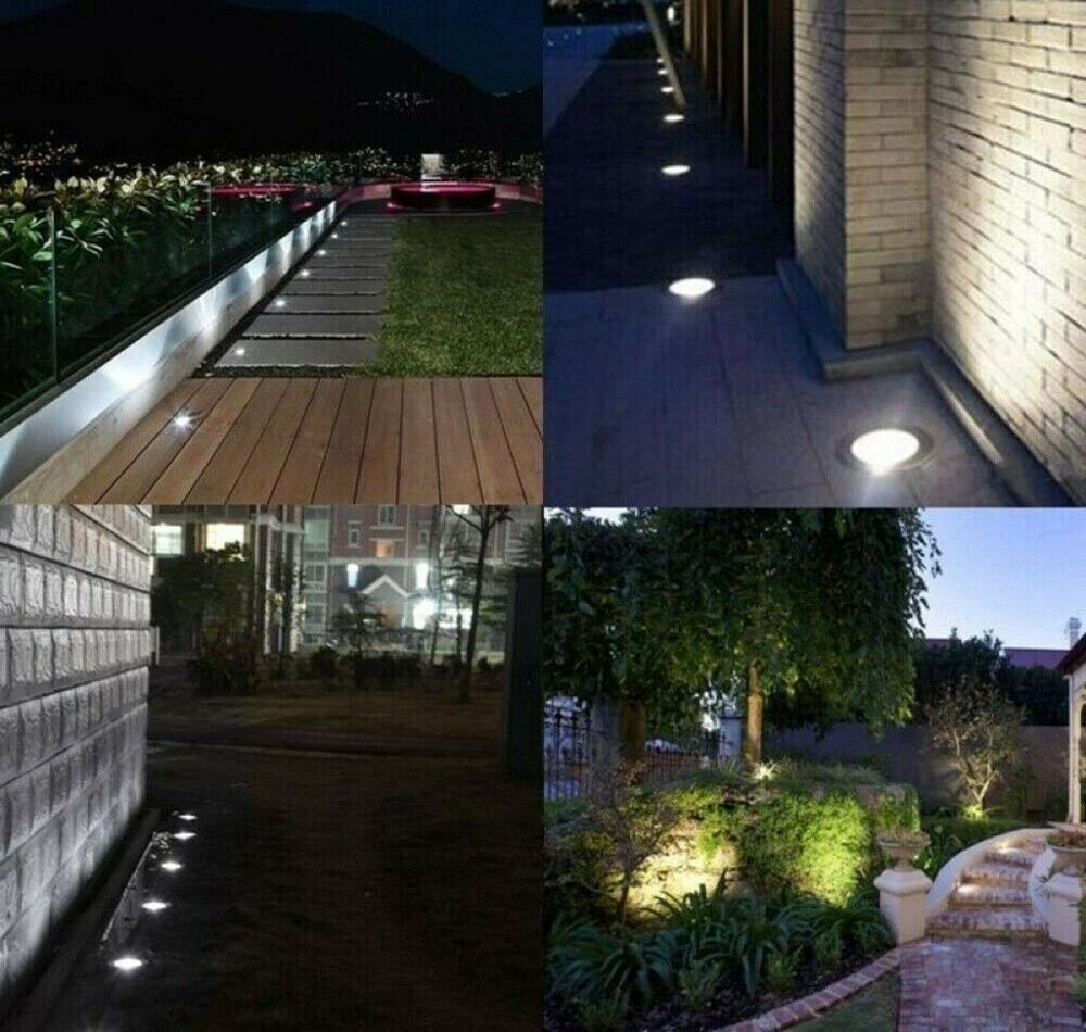 FARETTO LED SEGNA PASSI CALPESTABILE LUCE BIANCA SEGNAPASSO GIARDINO TERRA IP65
