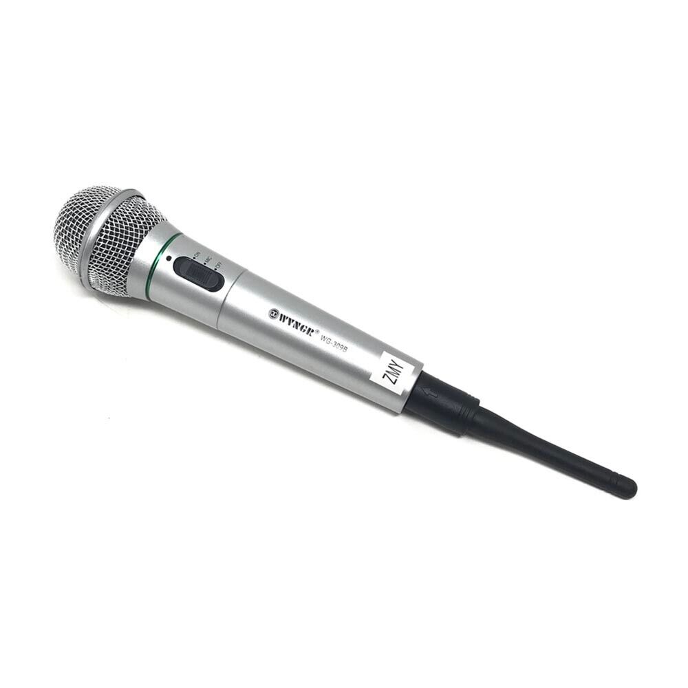 MICROFONO WIRELESS RICEVITORE ANTENNA CAVO KARAOKE MUSICA CANTO
