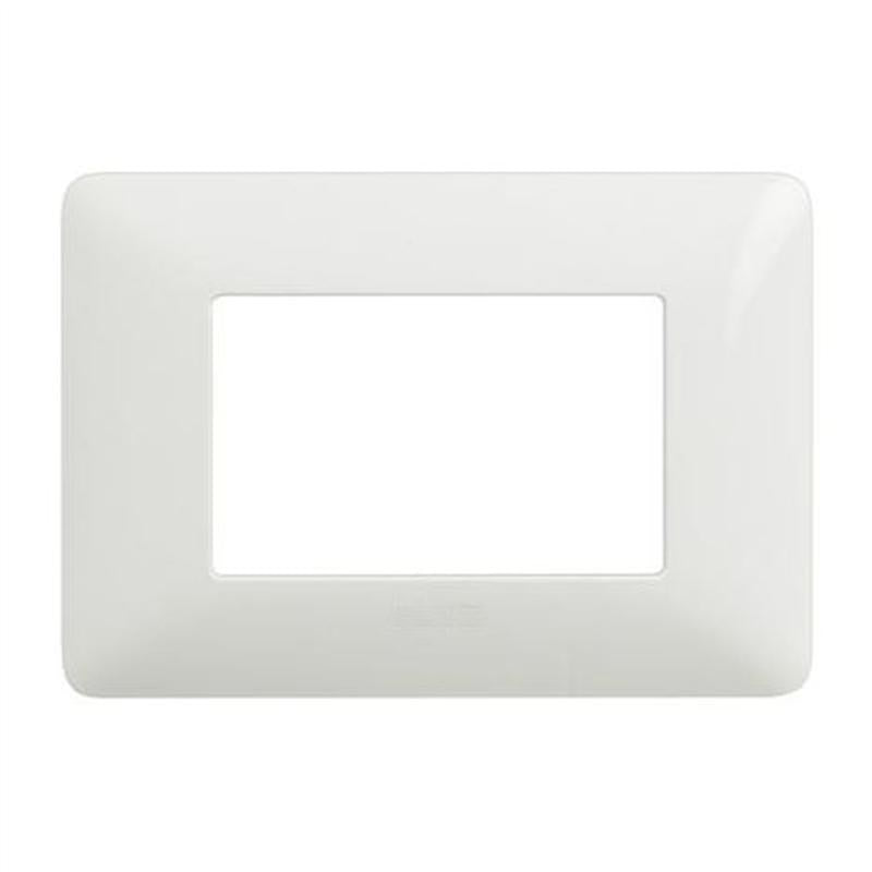 PLACCA COLORE BIANCO 3 POSTI 503 COMPATIBILE SERIE MATIX