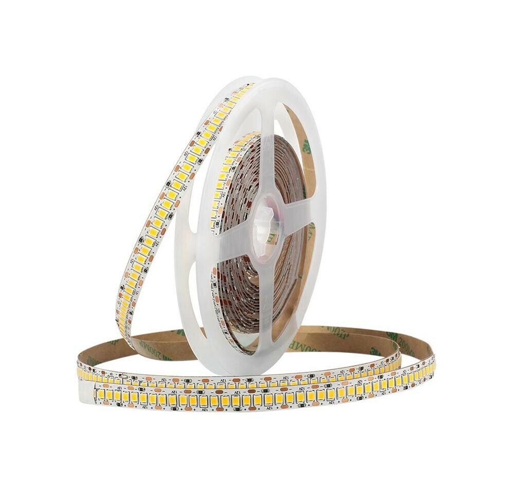 STRISCIA 1200 LED LUCE NATURALE BOBINA STRIP 5 METRI 2835 SMD