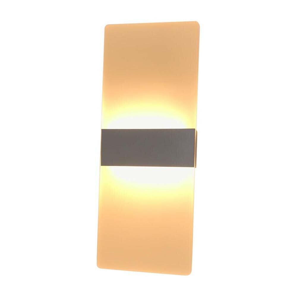 APPLIQUE IN VETRO DA PARETE LUCE . CALDA 3000K LAMPADA LED INTERNO 8 W