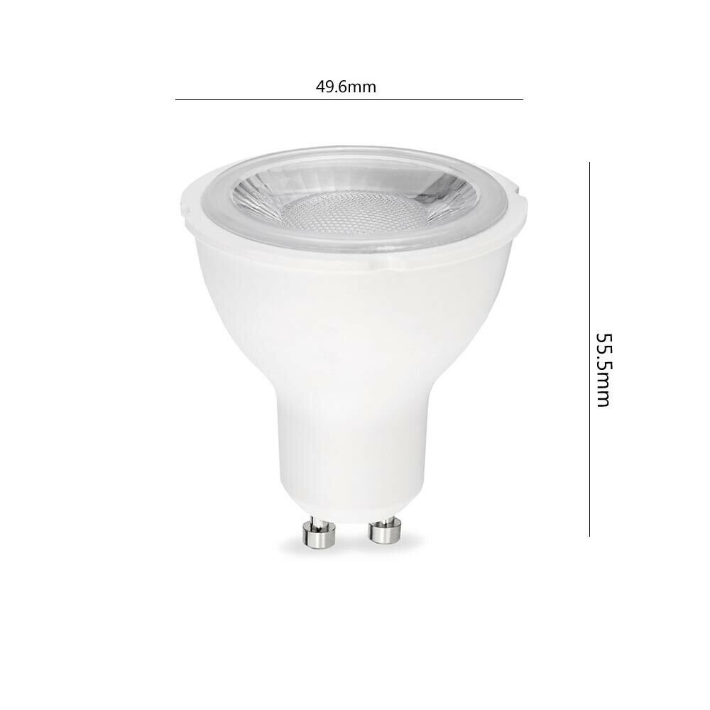 FARETTO LED 6 WATT GU10 DA INCASSO LAMPADINA 6W LUCE BIANCA 6500K