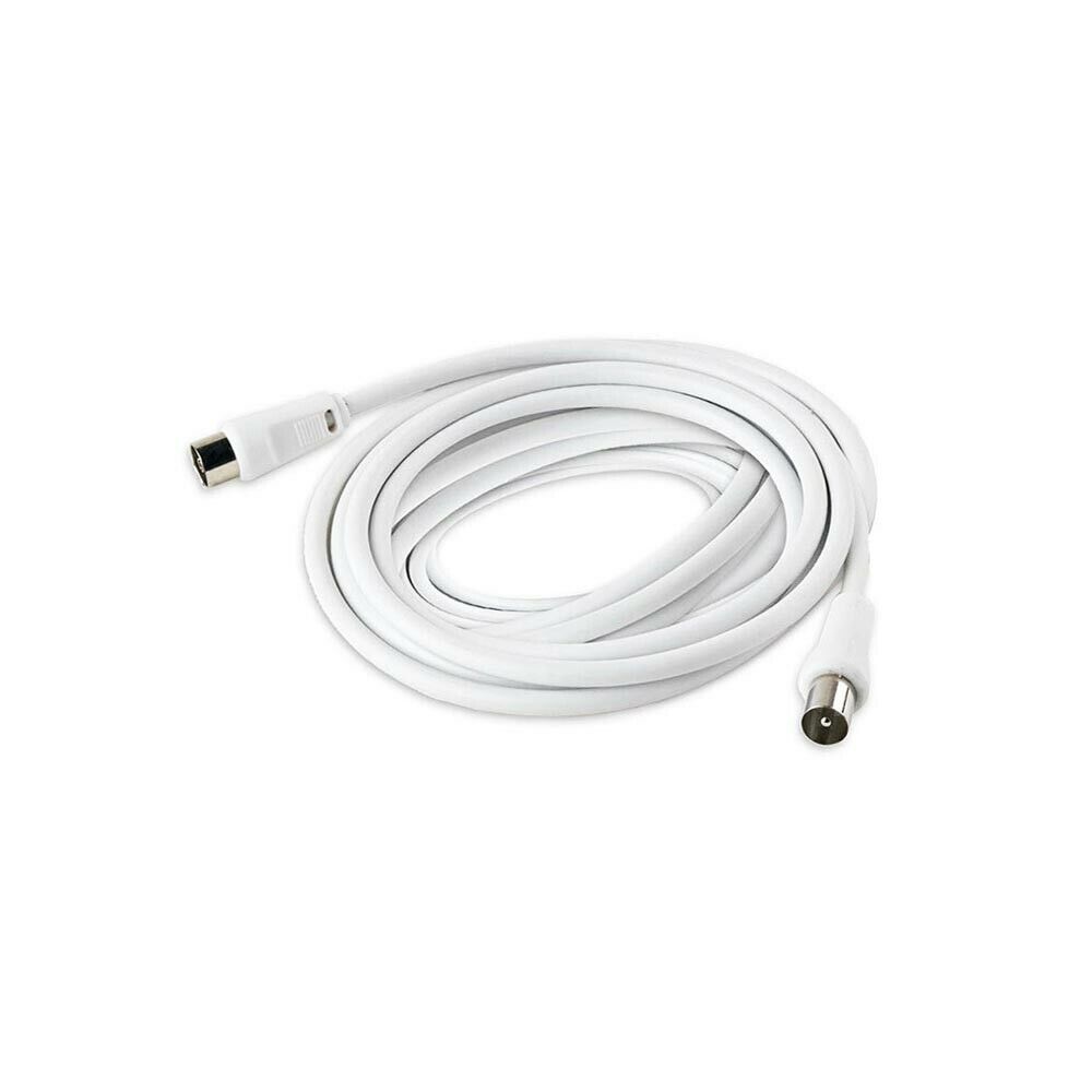 CAVO ANTENNA TV PROLUNGA 5 MT RG59 MASCHIO FEMMINA SEGNALE AUDIO VIDEO