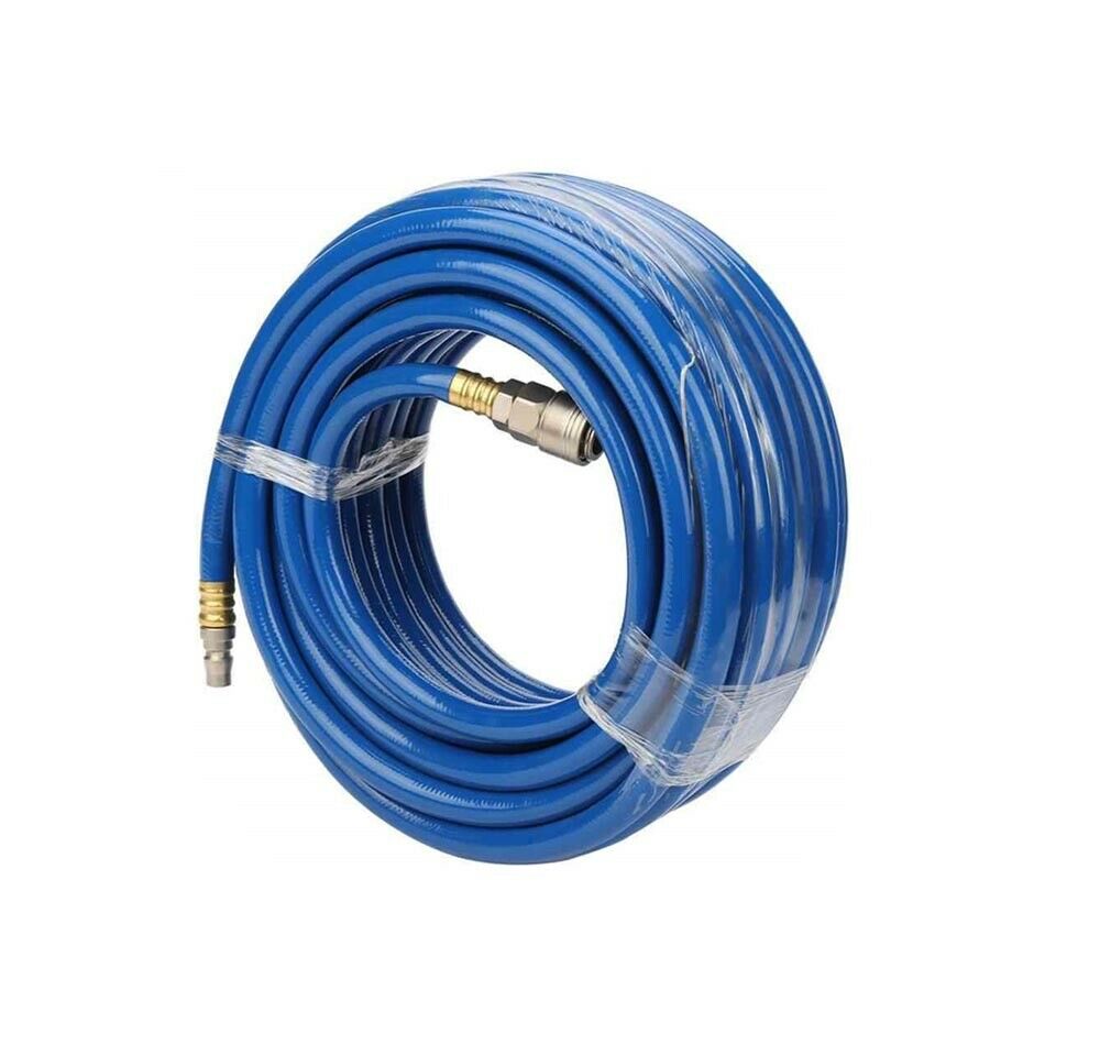 TUBO AD ARIA COMPRESSA PROLUNGA PER COMPRESSORE 18 MT PVC ATTACCO INNESTO RAPIDO