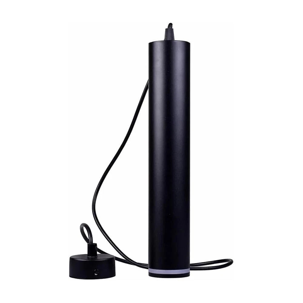 LAMPADARIO A SOSPENSIONE LAMPADA PENDENTE CON ATTACCO GU10 NERO