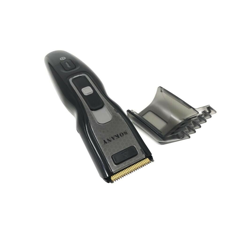 TAGLIA CAPELLI RICARICABILE RASOIO REGOLA BARBA TAGLIACAPELLI REGOLABARBA NERO