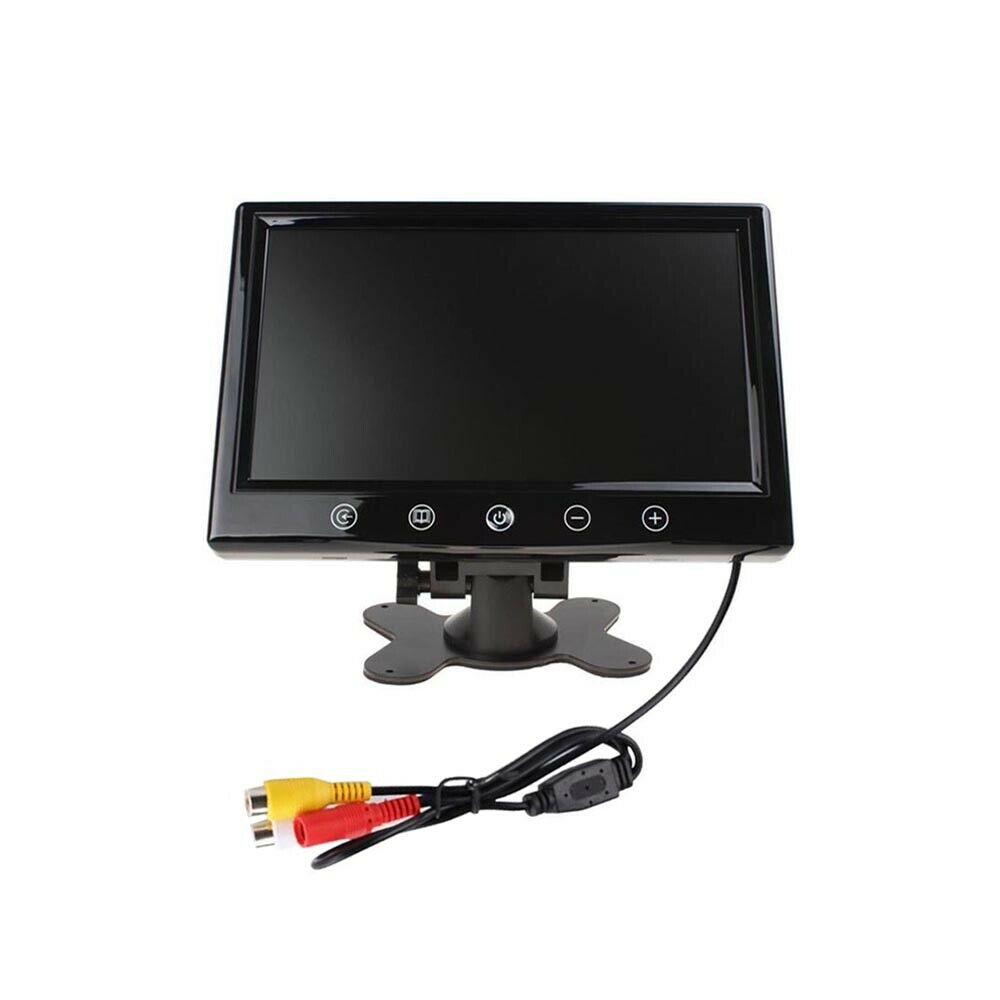 AUTO KIT MONITOR LCD 9" POLLICI TELECAMERA 18 LED INFRAROSSI PER RETROMARCIA