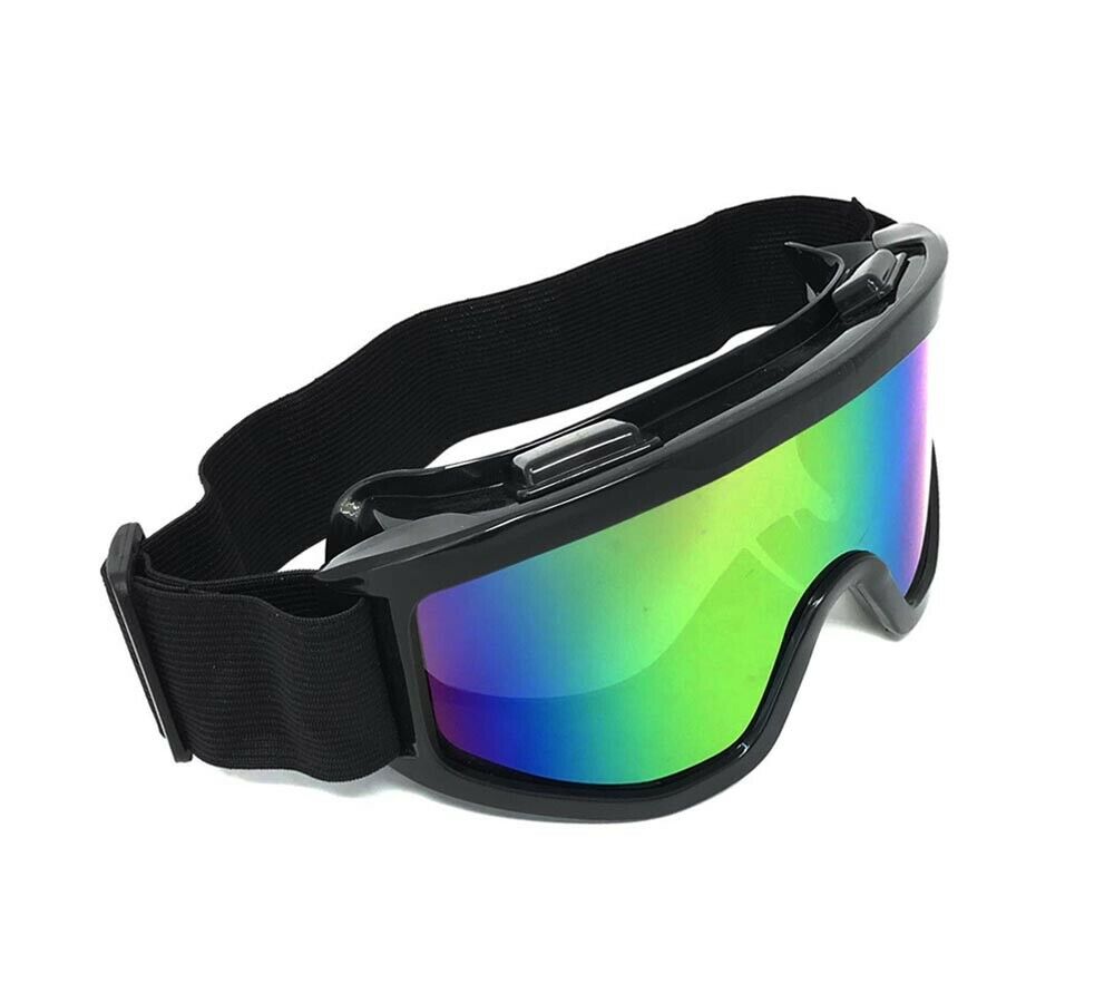 OCCHIALI DA LAVORO MASCHERA BICI MOTO SPORT PROTEZIONE RAGGI UV