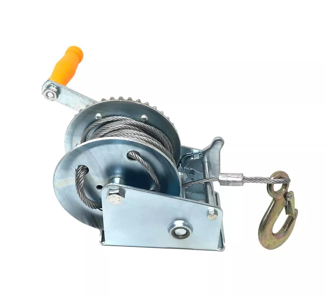 PARANCO MONTACARICHI VERRICELLO GANCIO MANUALE ARGANO 2000 LB CAVO ACCIAIO 6 MT