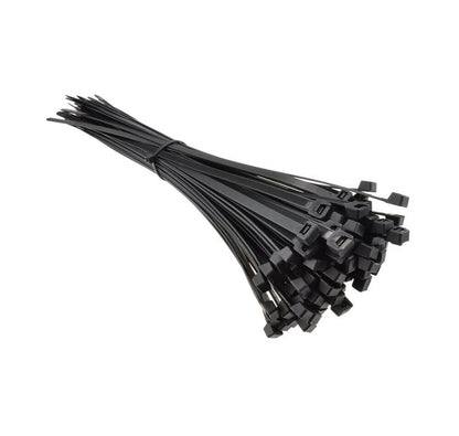 200 PEZZI FASCETTE DI CABLAGGIO FASCETTA 3.6 300 MM IN NYLON NERO