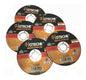KIT 5 DISCHI TAGLIA FERRO METALLO DISCO 115 MM SMERIGLIATRICE FLEX